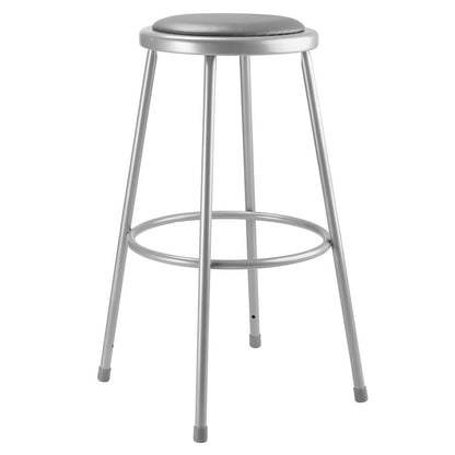 NPS® 30"Heavy Duty Vinyl Padded Steel Stool, Grey