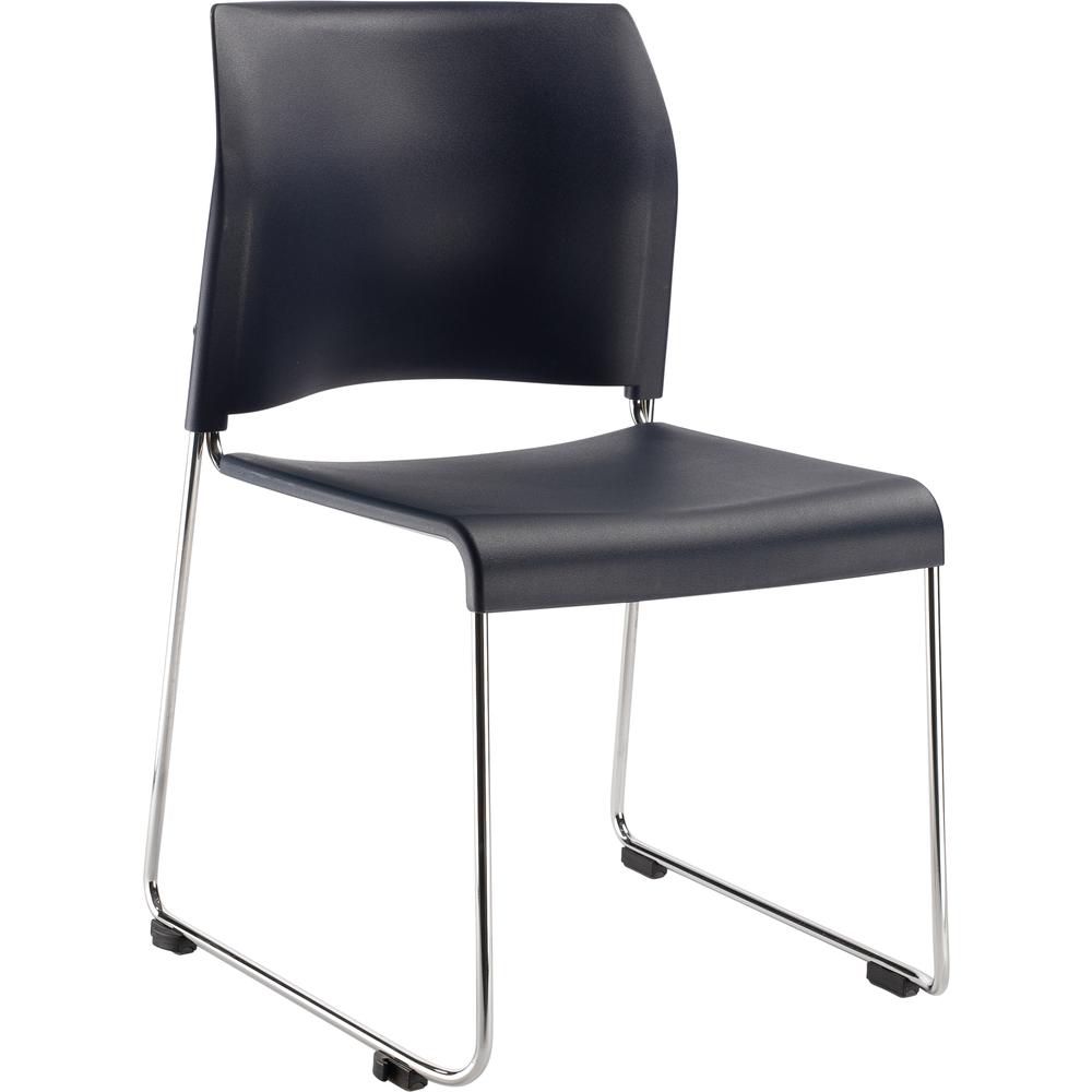 NPS® Cafetorium Plastic Stack Chair, Navy