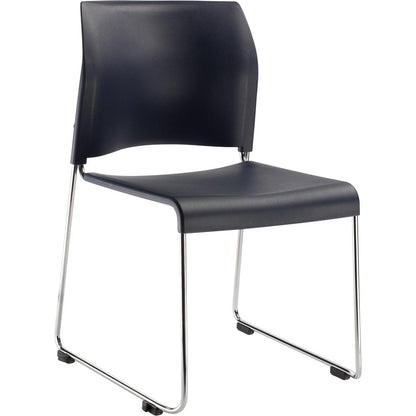 NPS® Cafetorium Plastic Stack Chair, Navy