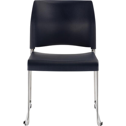 NPS® Cafetorium Plastic Stack Chair, Navy
