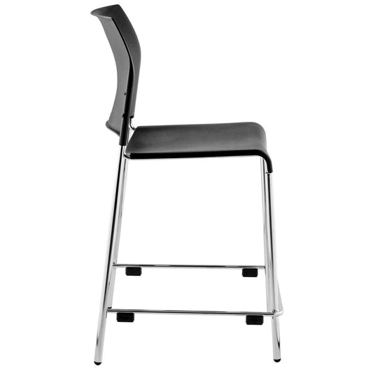 NPS® 8800 Series Cafetorium Plush Vinyl Stool, Counter Height
