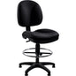 NPS® Comfort Task Stool, 24.5"-34.5" Height