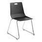 NPS® L?vraFlex Chair, Poly Back/Seat, Black