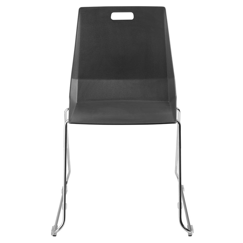 NPS® L?vraFlex Chair, Poly Back/Seat, Black