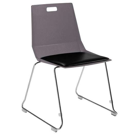 NPS® L?vraFlex Chair, Poly Back/Padded Seat
