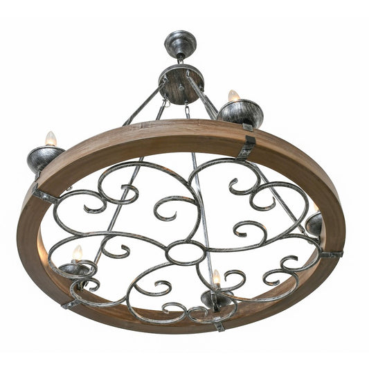 Ridge Line 38" Chandelier