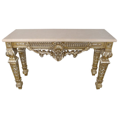 Platine Marble Top Console Table