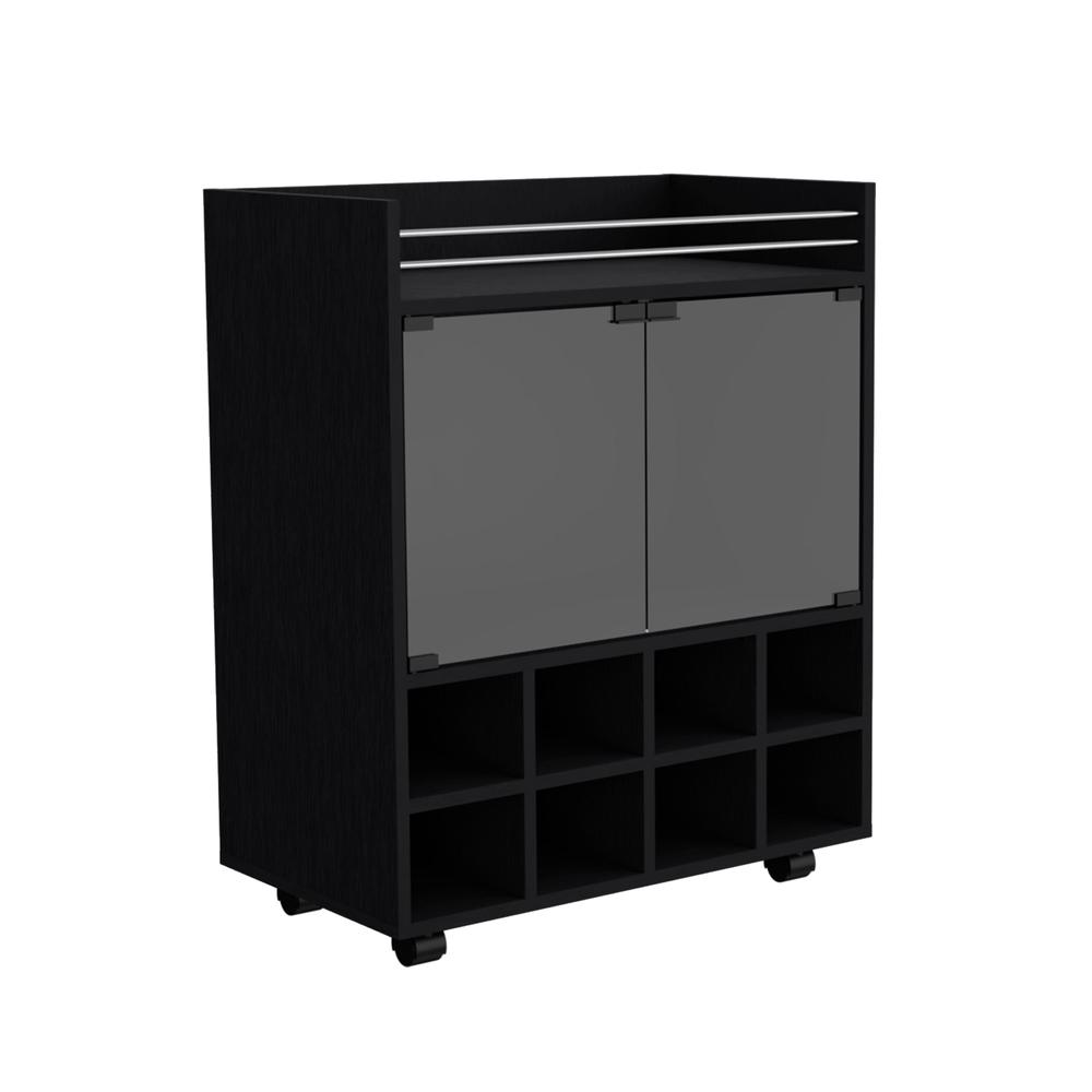 Nightstand, Wall Mounted with Single Drawer and 2-Tier Shelf, Light Gray
