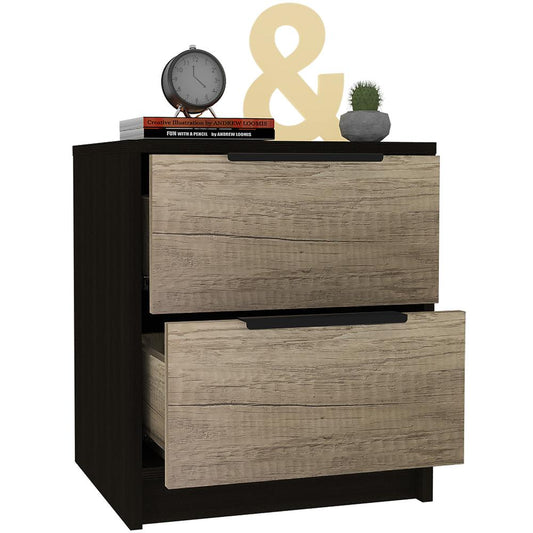 Egeo Night Stand Black Wengue