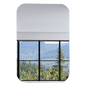 DEPOT E-SHOP Mirror Saint Claire, Frameless Round Corners, Looking Glass, For Bathroom