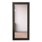 DEPOT E-SHOP Mirro Ness, Wooden Frame Mirror,Espresso, For Bathroom
