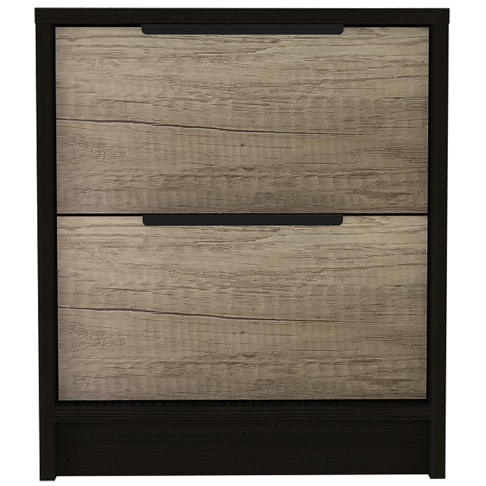 Egeo Night Stand Black Wengue