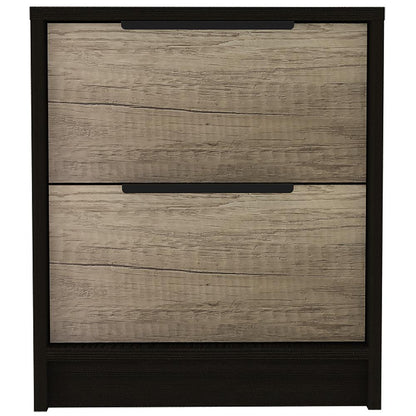 Egeo Night Stand Black Wengue