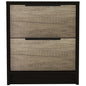 Egeo Night Stand Black Wengue
