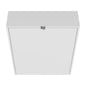 Stovall Folding Table, 4 Shelves, White