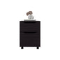 Keota Nightstand, 1 Drawer, 4 Legs, Black