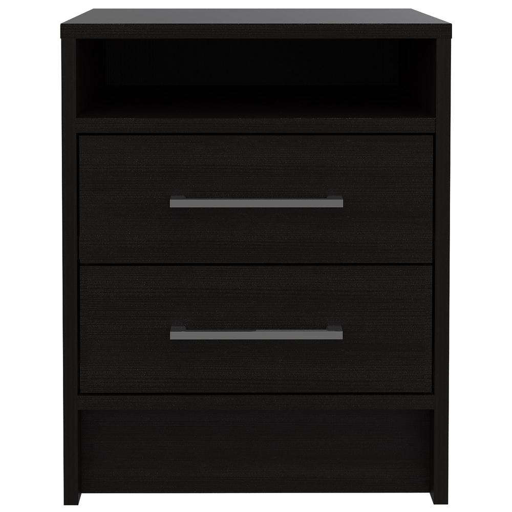 Leyva Nightstand Black Wengue
