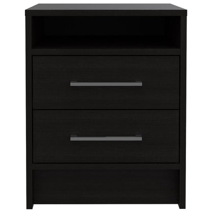 Leyva Nightstand Black Wengue