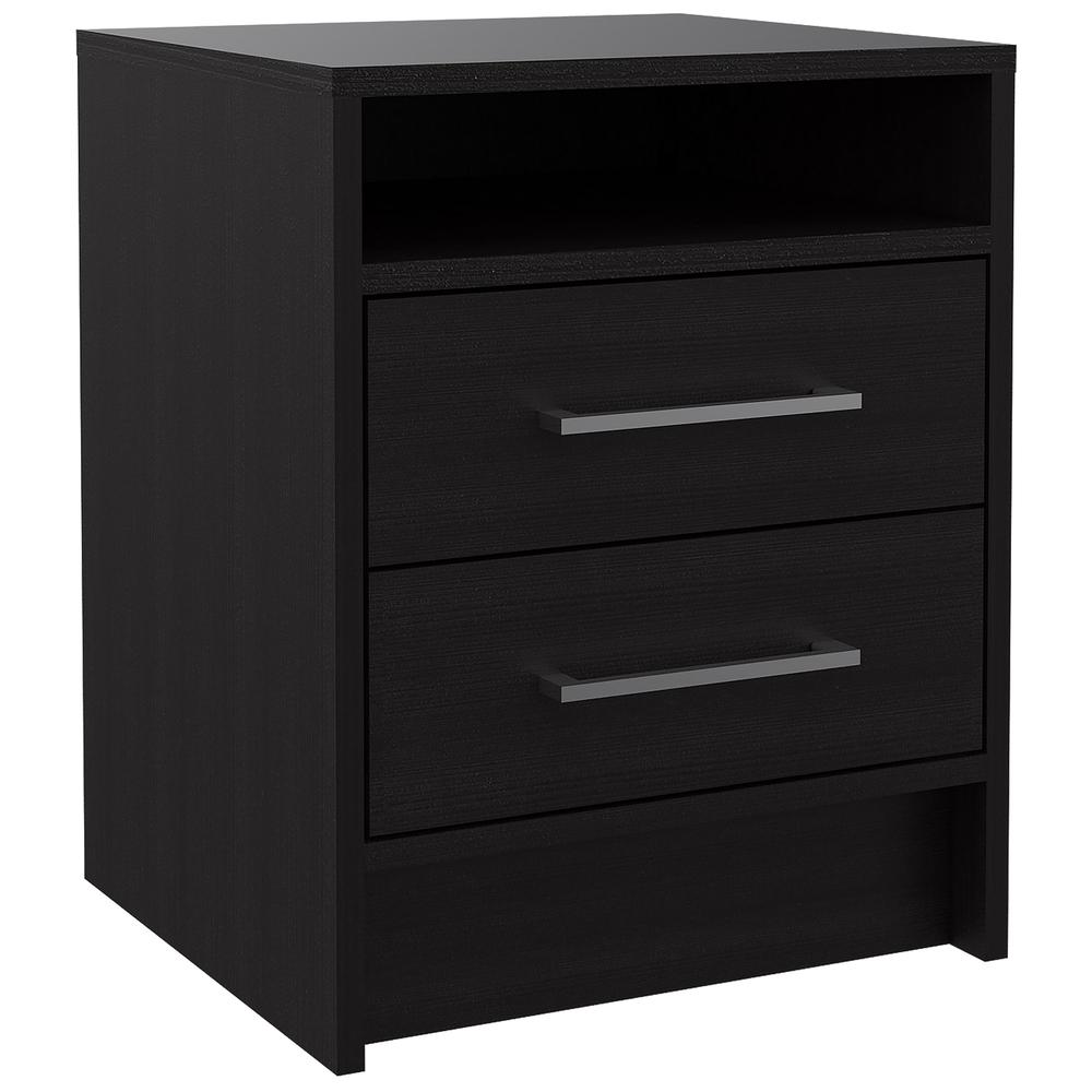 Leyva Nightstand Black Wengue