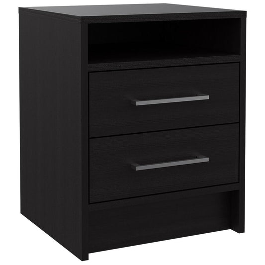 Leyva Nightstand Black Wengue
