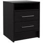 Leyva Nightstand Black Wengue