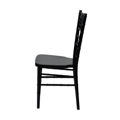 Commerical Seating Products European Black Wood Dining Chairs