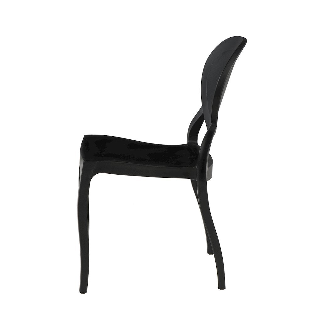 Commerical Seating Products Black Emma Armless Chairs