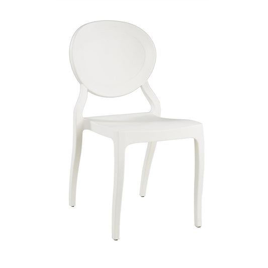 Commerical Seating Products White Emma Armless Chairs