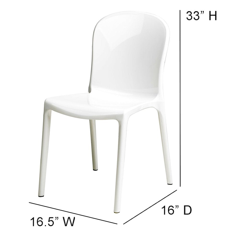 Commerical Seating ProductsWhite Genoa Chairs