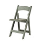 Set Of 1 Amigo Inter Stackable Resin Folding Chair With Padded Seat - Flint Grey