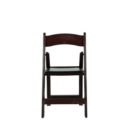 Set Of 4 Amigo Inter Stackable Resin Folding Chair With Padded Seat