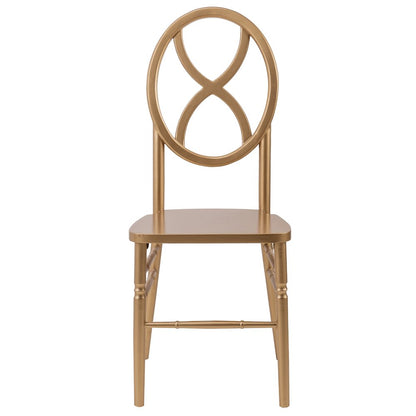 Commerical Seating Products Sandglass Gold Wood Chairs
