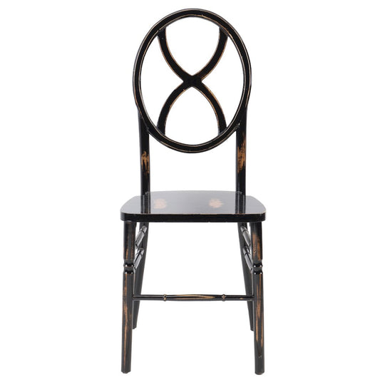 Commerical Seating Products Diamond Lime Black Wash Wood Chairs