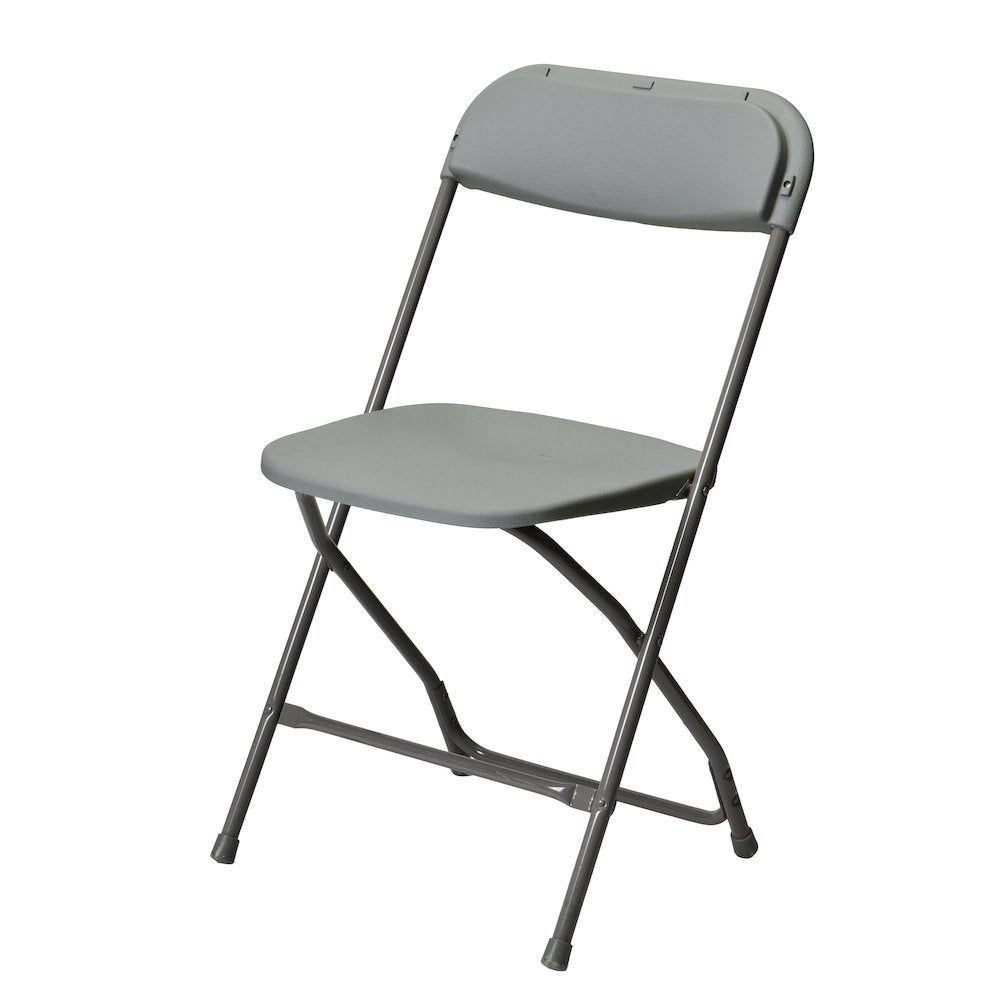 Commerical Seating Products Poly-Grey Folding Chairs