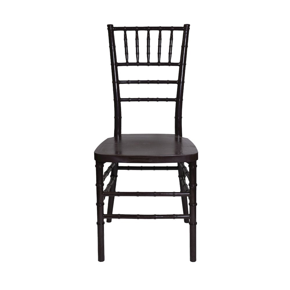 Commerical Seating Products European Red Mahogany Wood Dining Chairs