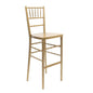 Commerical Seating Products European Gold Wood Dining Bar Stool Chairs