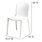 Commerical Seating Products White Genoa Chairs