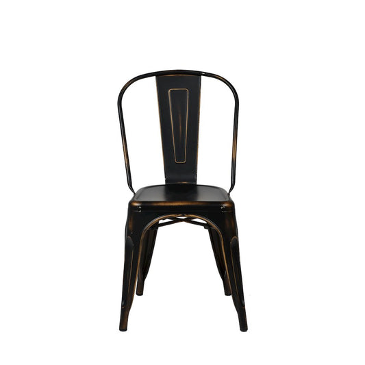 Commerical Seating Products Oscar Antique Black Dining Chairs