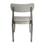 Set of 1 Commercial Seating Products Grace Chair in smoke grey made of  Polycarbonate