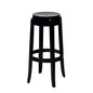 Commerical Seating Products RPC Black Kage Backless Stool Chairs