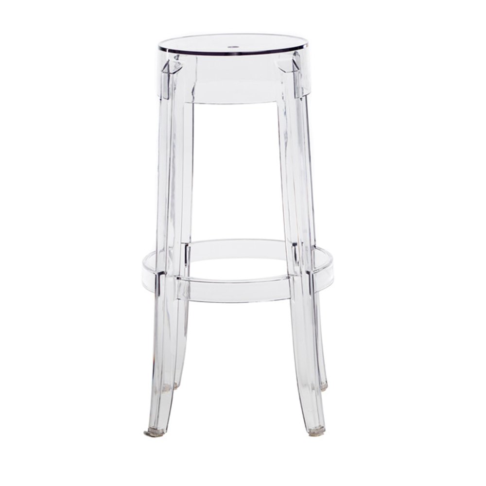 Commerical Seating Products RPC Clear  Kage Backless Stool Chairs