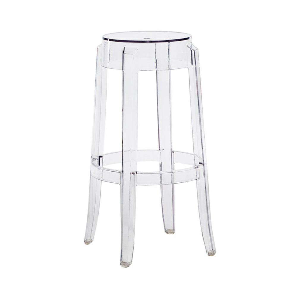 Commerical Seating Products RPC Clear  Kage Backless Stool Chairs
