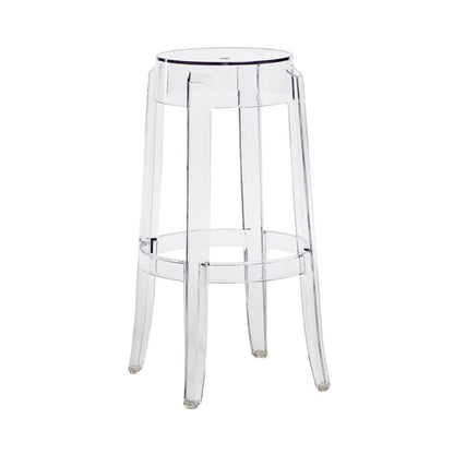 Commerical Seating Products RPC Clear  Kage Backless Stool Chairs