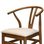 Commerical Seating Products Mid Century Café Dark Walnut Dining Chairs