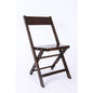 Commerical Seating Products American All Wood Walnut Slatted Folding Chairs