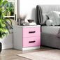 2 Drawers Nightstand in Multi Color