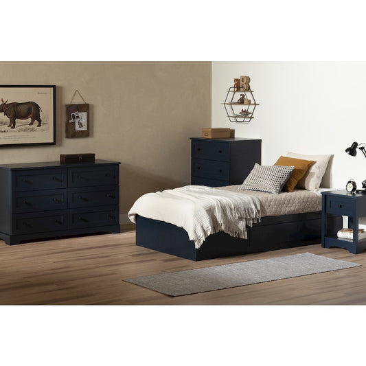 Hazen Nightstand, Navy Blue