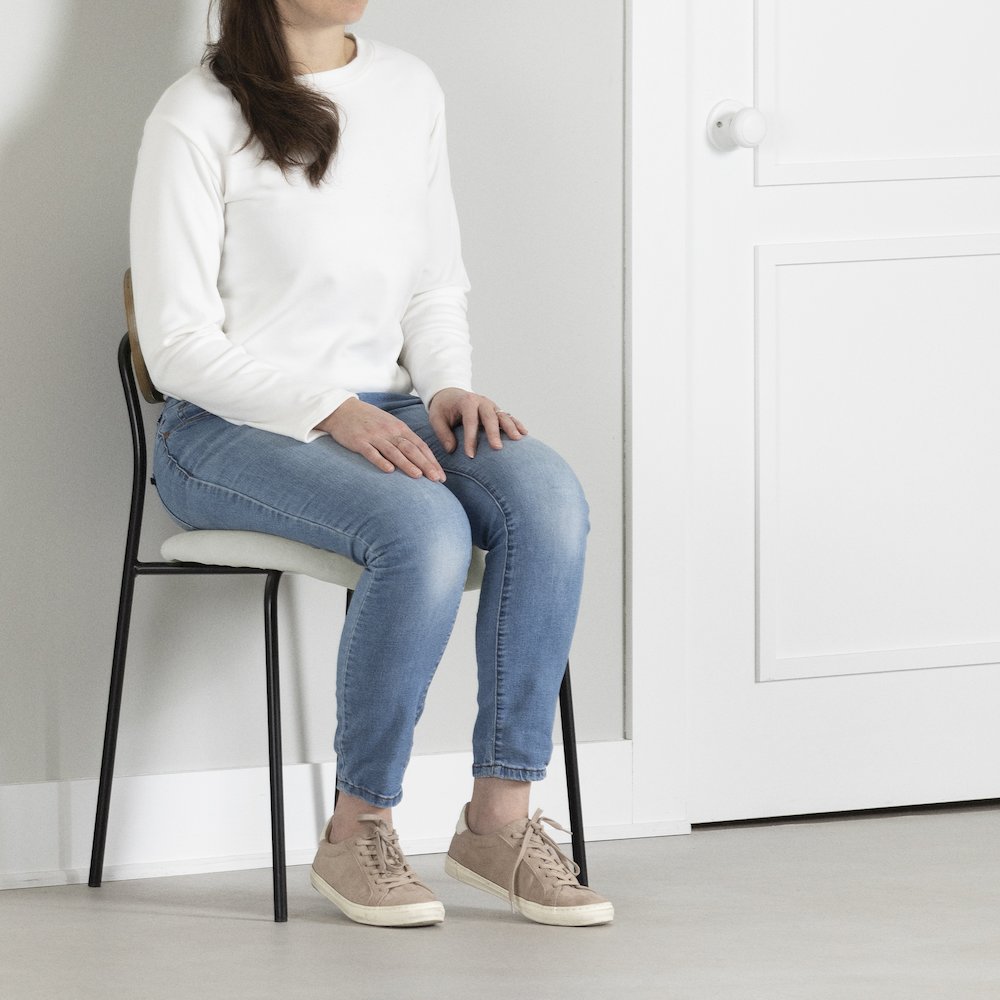 Hype Chairs with Metal Legs, Cream and Brown