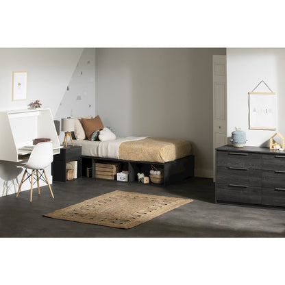 Hourra Nightstand, Gray Oak