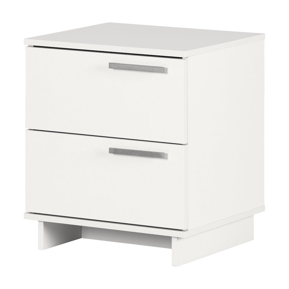 Cavalleri Nightstand with 2 drawers, Pure White